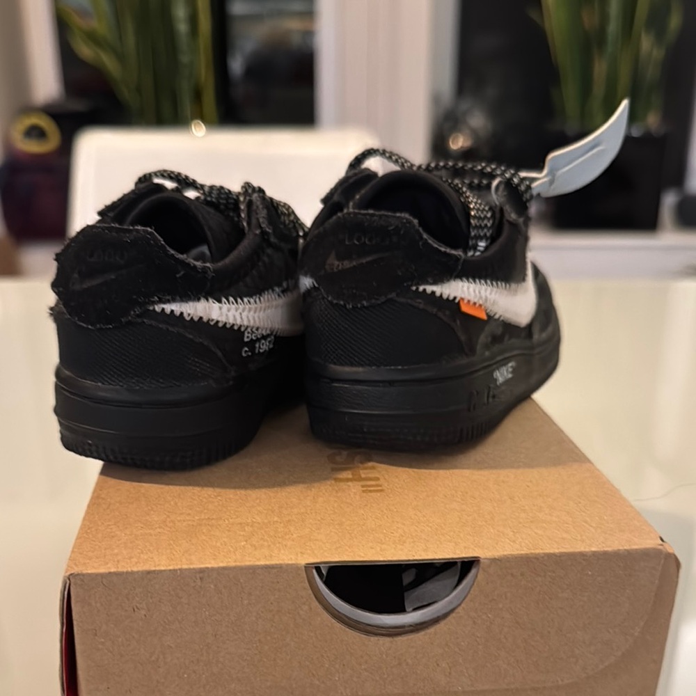 Off White x Nike Force 1 Toddler Sneakers - size 6c - Picture 5 of 7